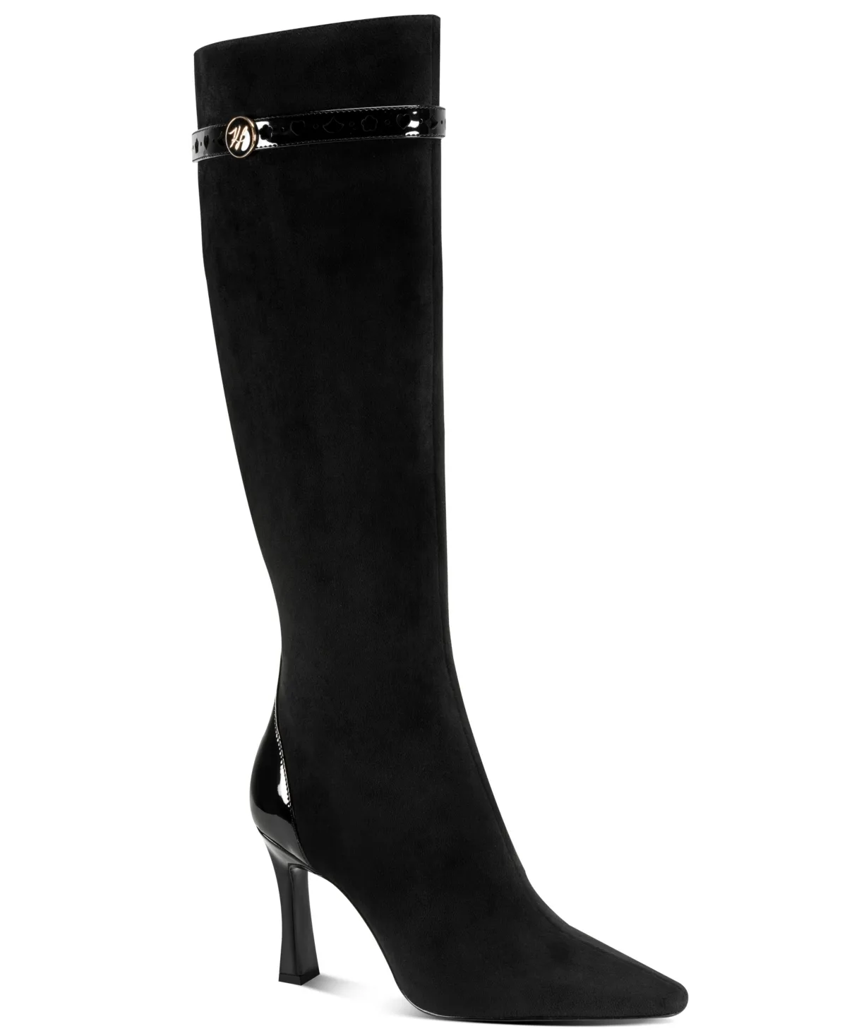 Shanelle Stiletto Pointed Toe Knee High Boots by Karl Lagerfeld