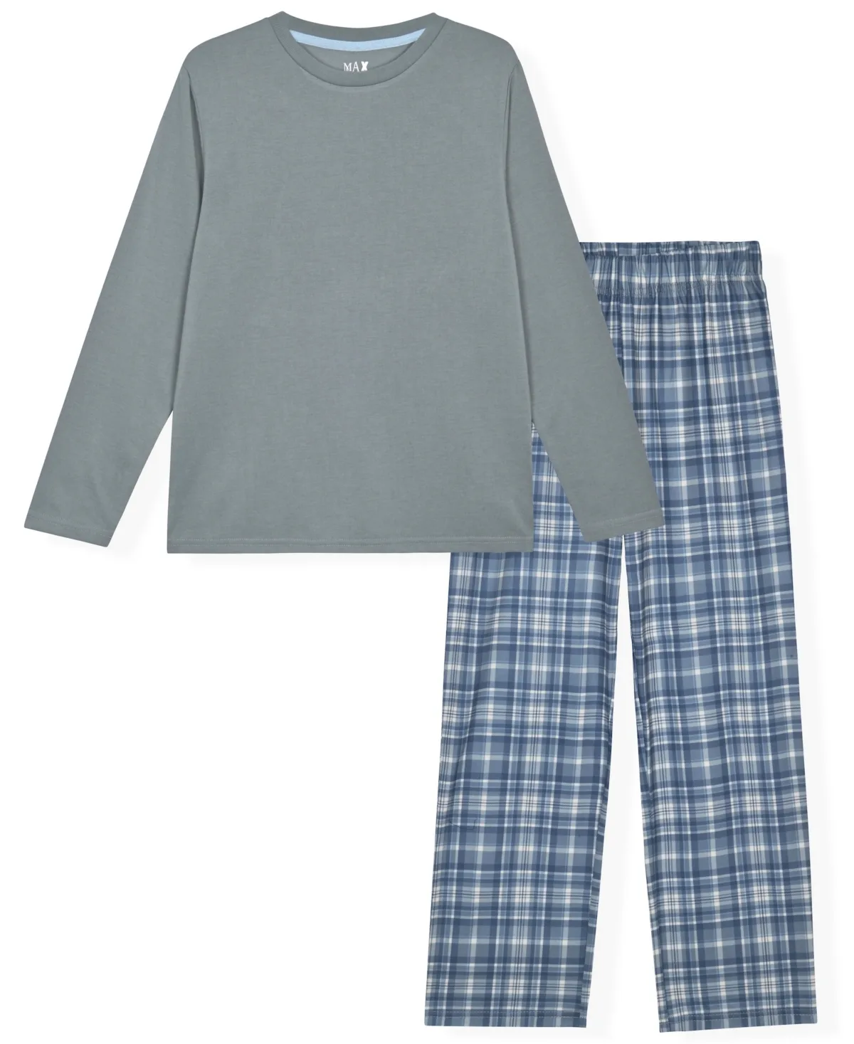 Long-Sleeve Plaid Pajama, 2-Piece Set by Max & Olivia