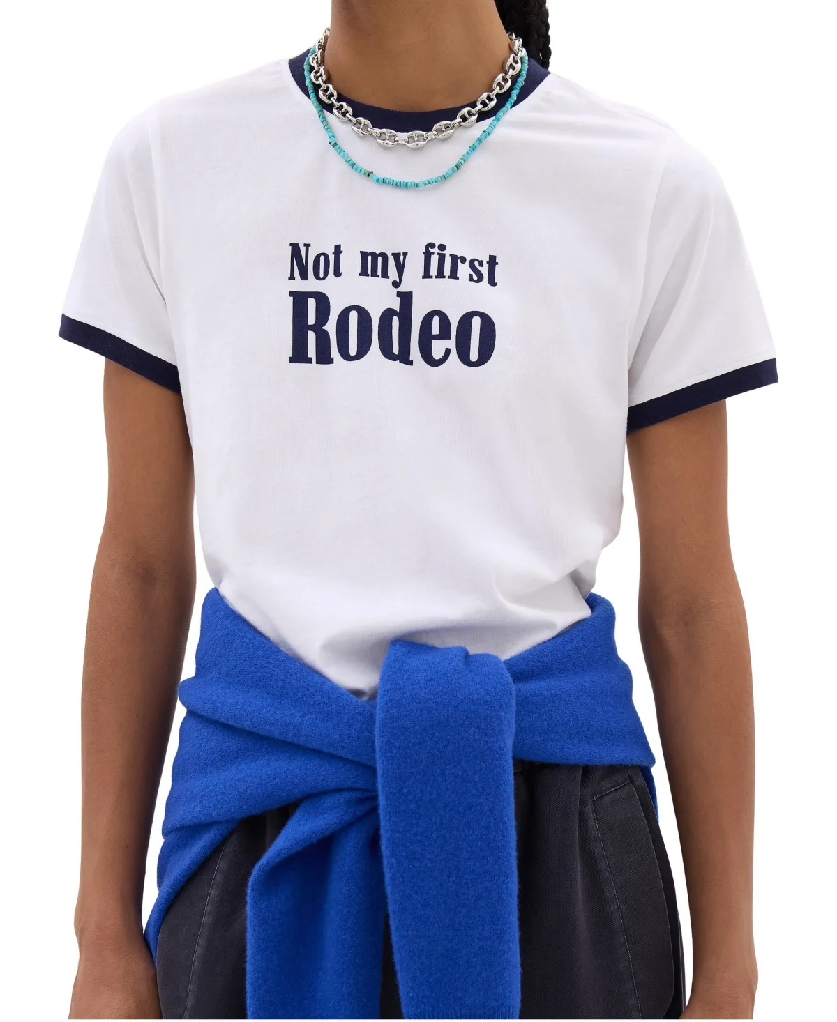 Not My First Rodeo Graphic Relaxed-Fit Crewneck T-Shirt by Hush