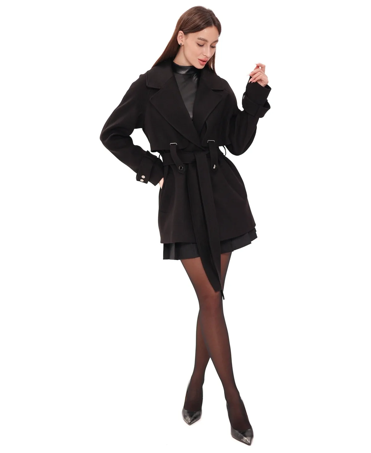 Karina Wool-Blend Midi Coat by Alaska Outerwear