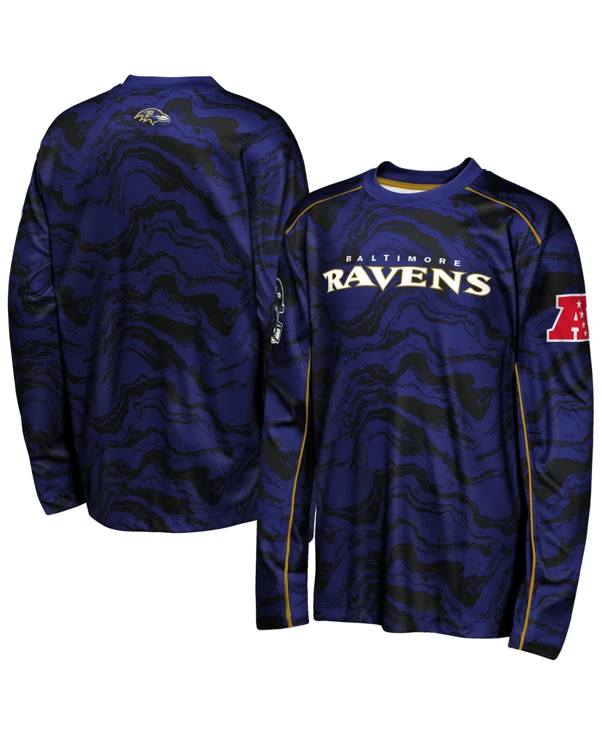 Baltimore Ravens Tailgate Performance Long-Sleeve T-Shirt by Outerstuff