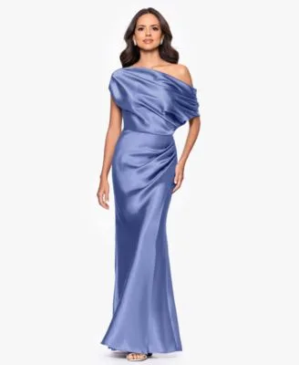 Off the Shoulder Long Dress by Betsy & Adam