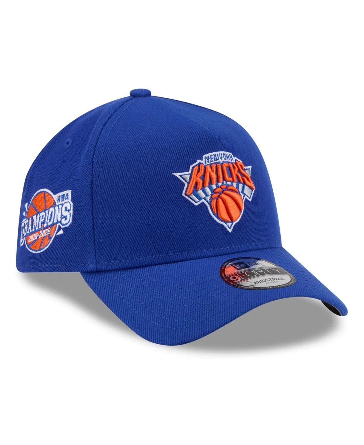 New York Knicks 2026 Nba Champions A-Frame 9FORTY Adjustable Hat by New Era