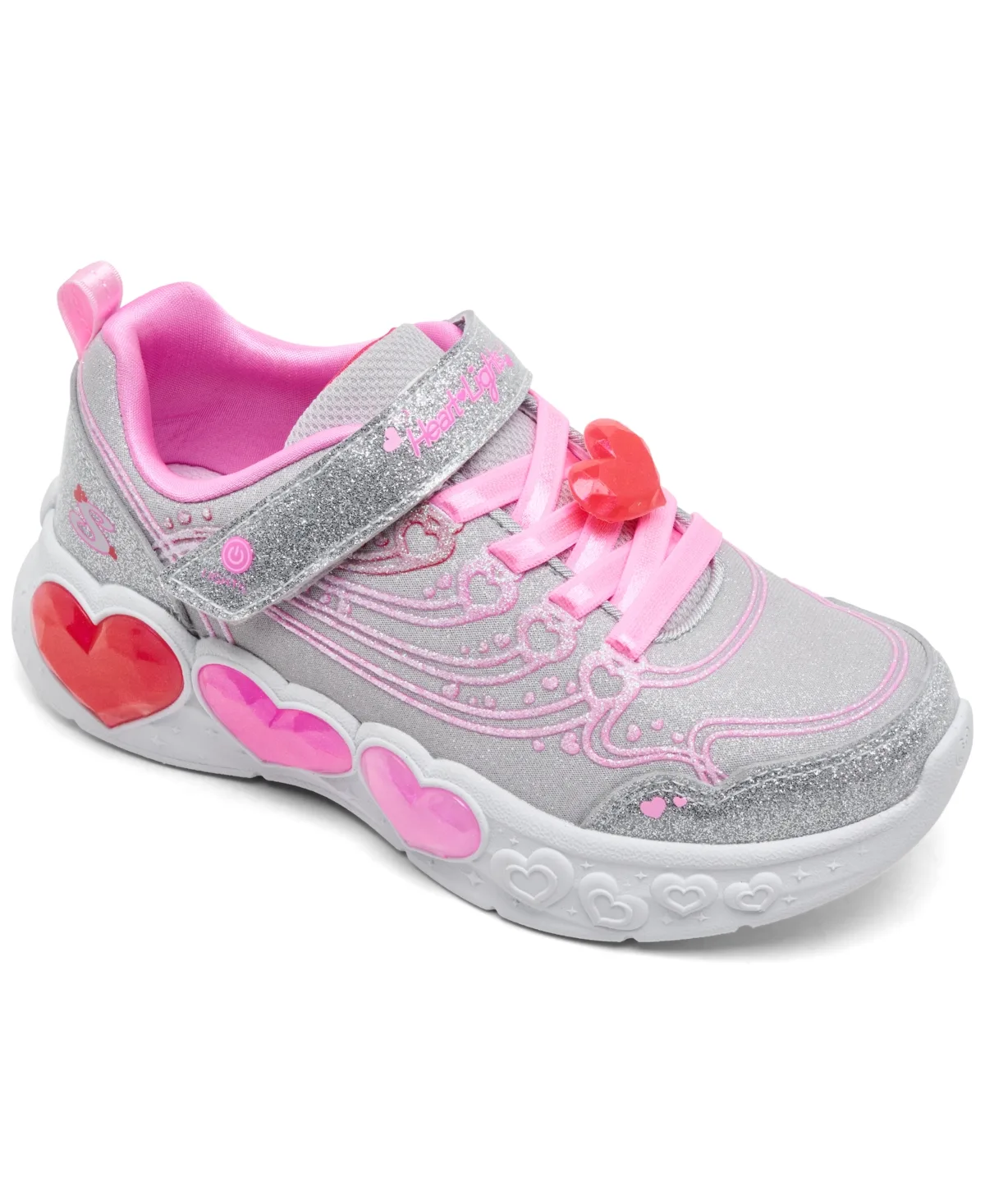 Enchanted Heart Lights Light-Up Sneakers by Skechers