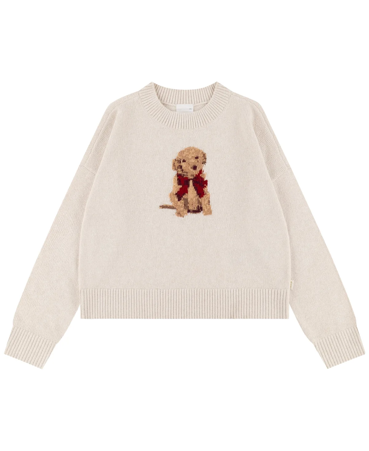 Long-Sleeve Puppy-Graphic Crew Sweater by Abercrombie Kids