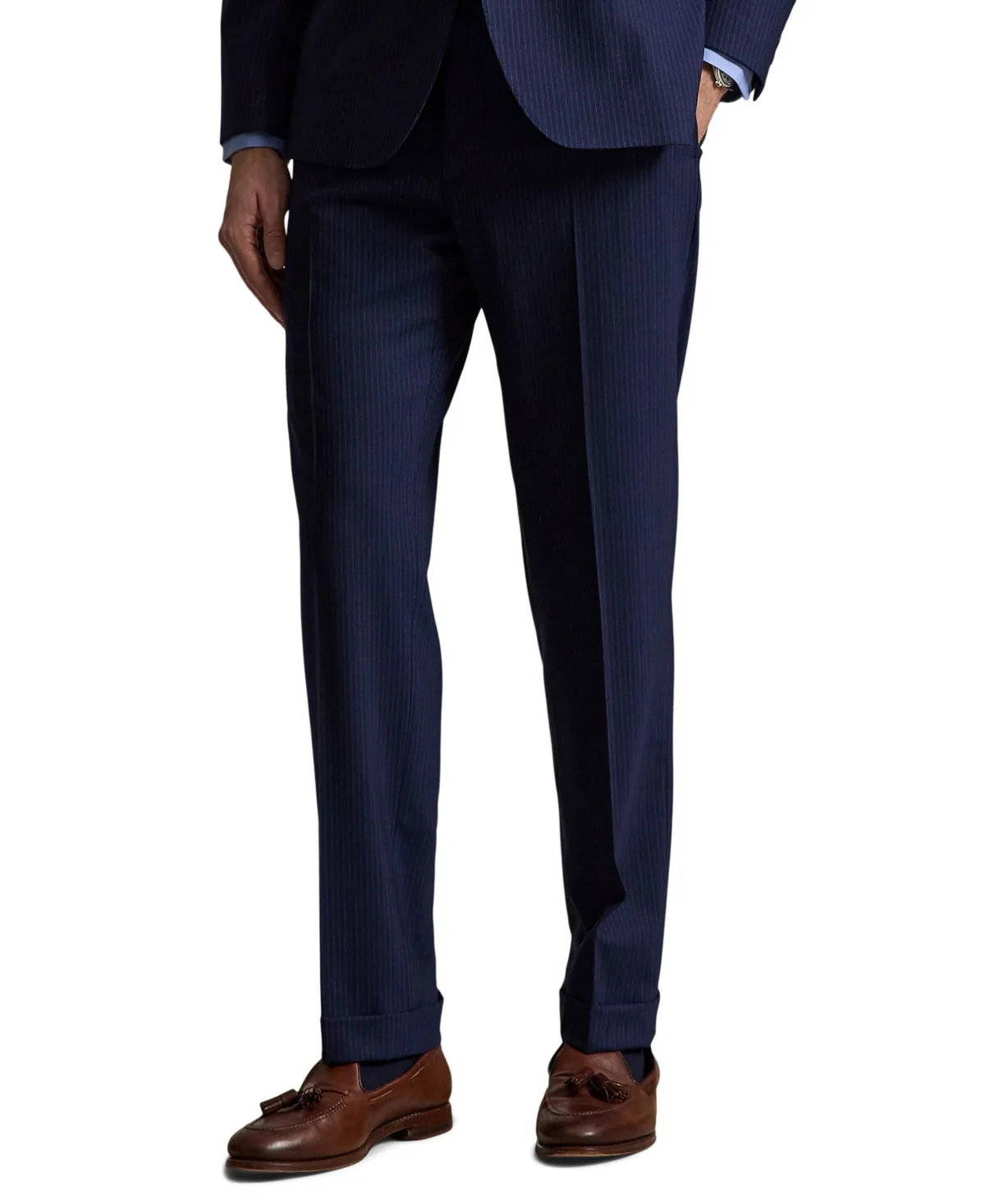 Pinstripe Stretch Twill Trouser by Polo Ralph Lauren