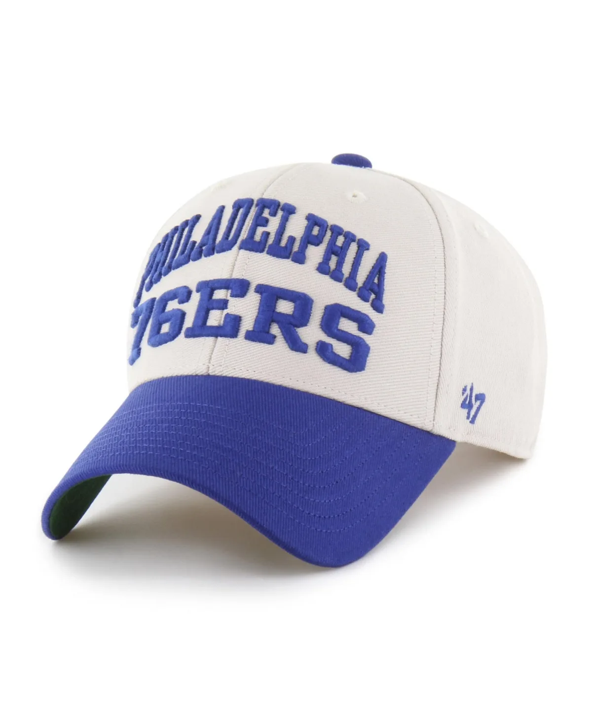 Philadelphia 76ers Broke Line Loop Mvp Adjustable Hat by 47 Brand