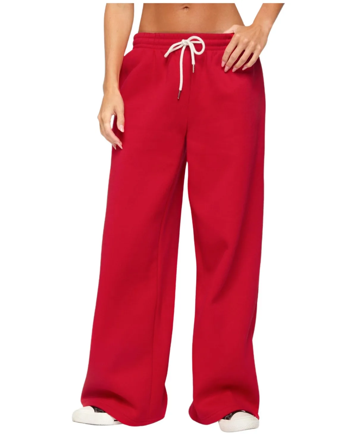 Kamari Low-Rise Wide-Leg Sweatpants by Edikted