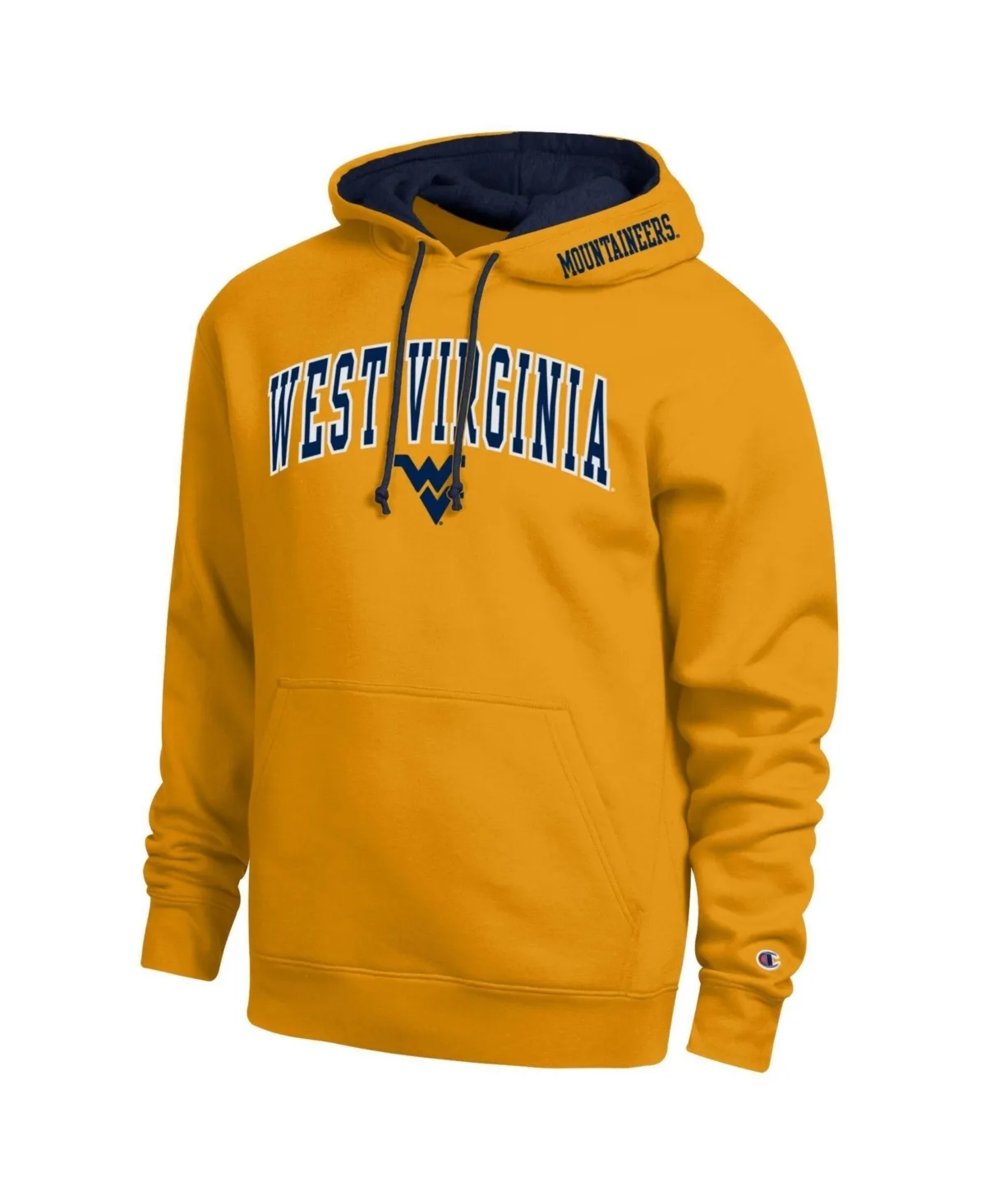 West Virginia Mountaineers Arch Tackle Twill Hoodie by Champion