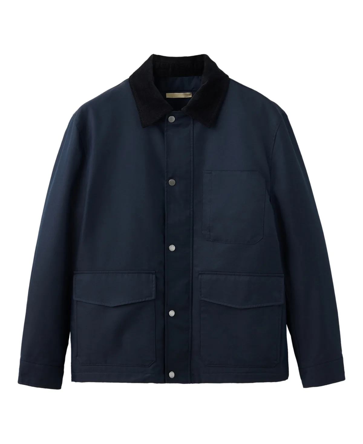 Mac Straight-Fit Shirt-Collar Cotton-Blend Jacket by Mango