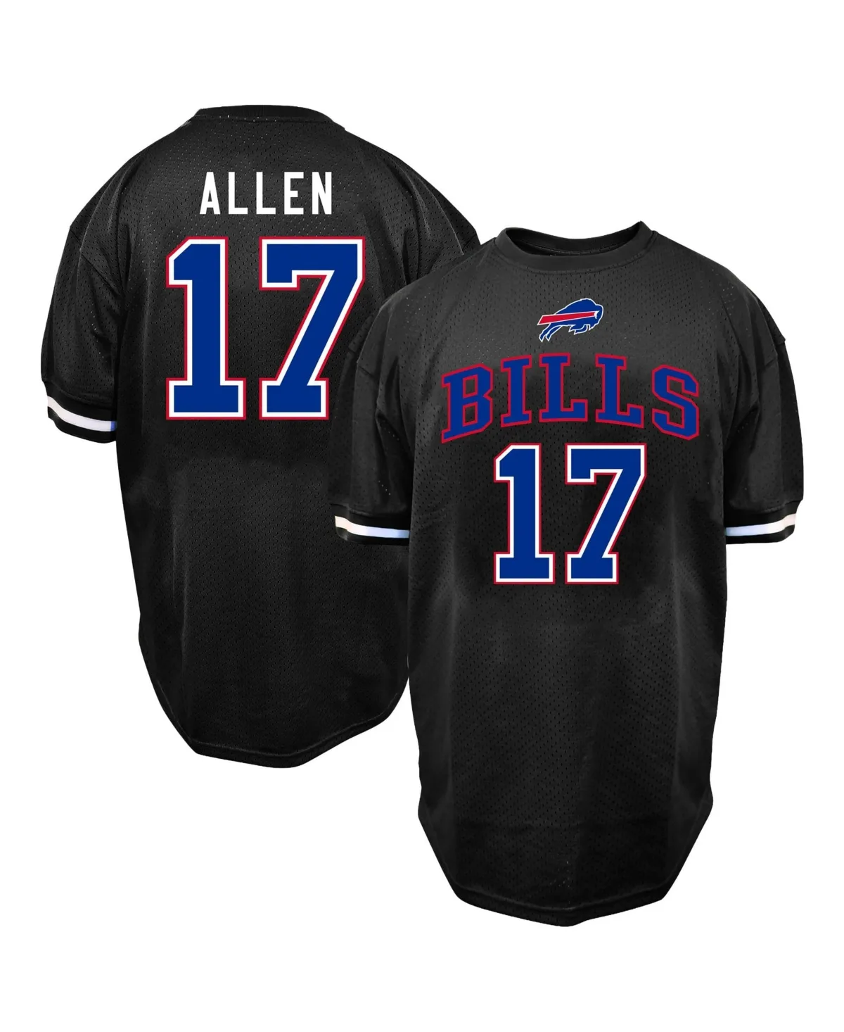 Josh Allen Buffalo Bills Mesh Name & Number T-Shirt by Fanatics