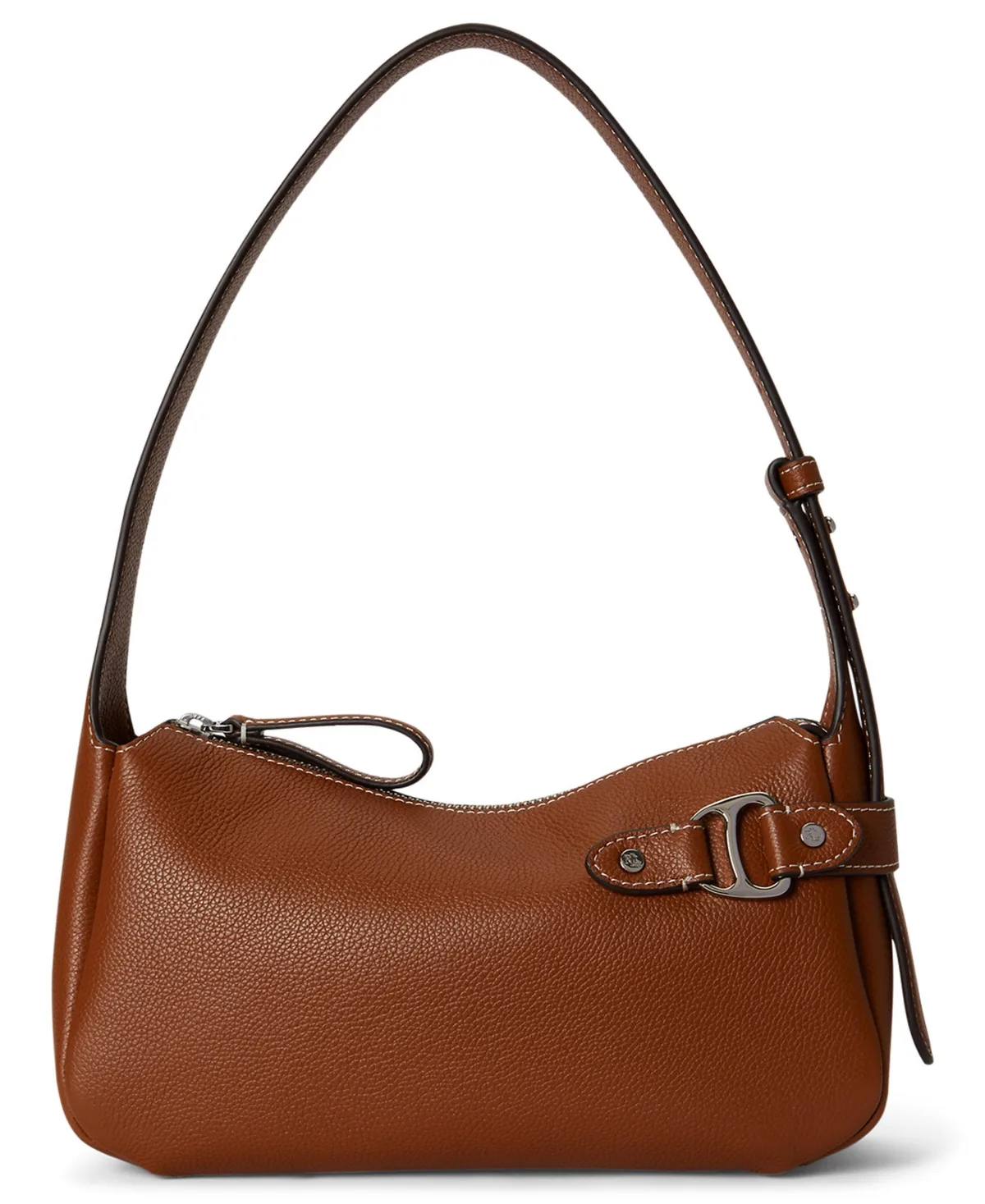 Lauren Ralph Lauren Tasha Micro-Pebbled Small Shoulder Handbag by Ralph Lauren
