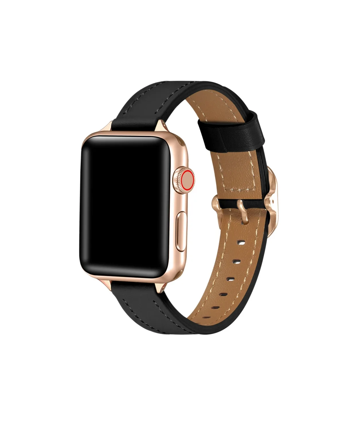 Carmen Skinny Leather Band for Apple Watch by Posh Tech