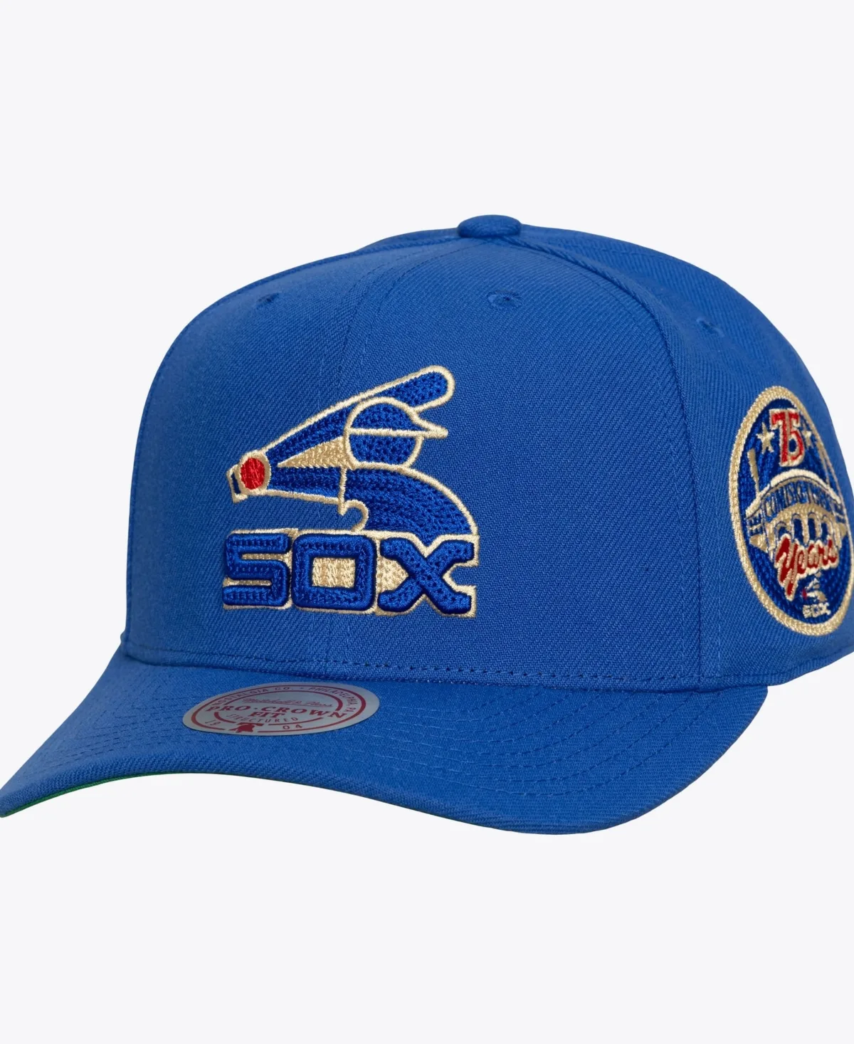 Chicago White Sox Secondary Pop Pro Snapback Hat by Mitchell & Ness