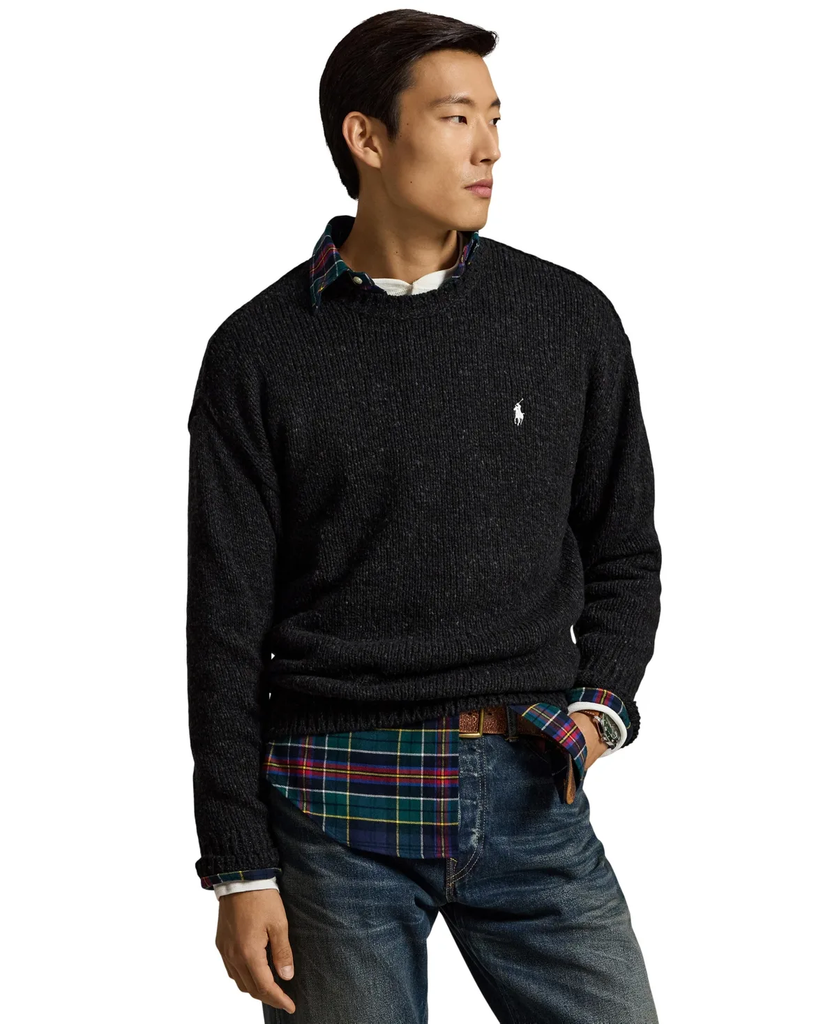 Wool-Blend Crewneck Sweater by Polo Ralph Lauren