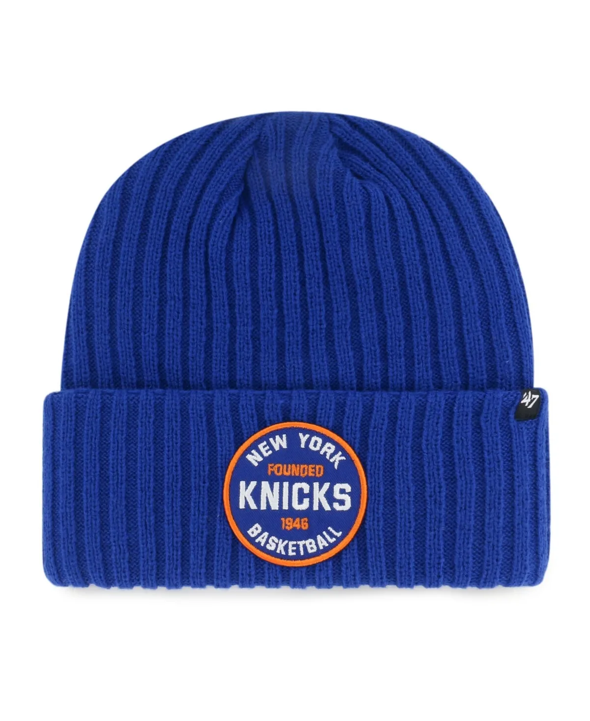 New York Knicks Ribbed Snowdrift Cuffed Knit Hat by 47 Brand