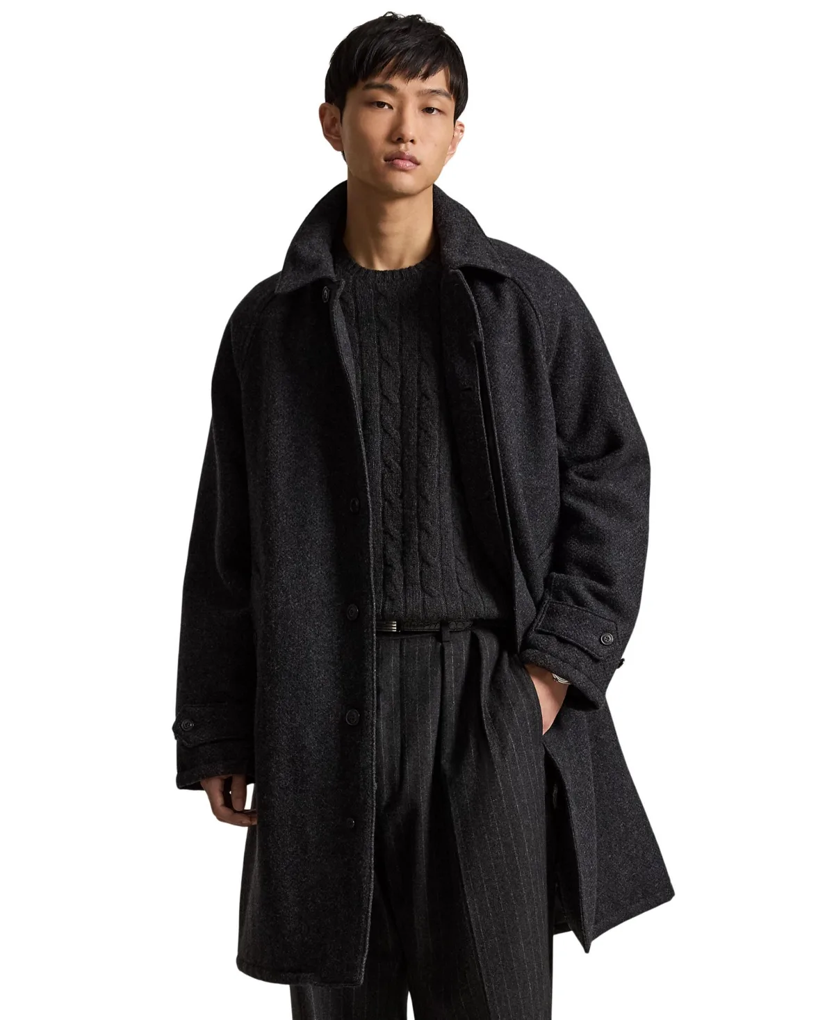 Langdon Tweed Walking Coat by Polo Ralph Lauren