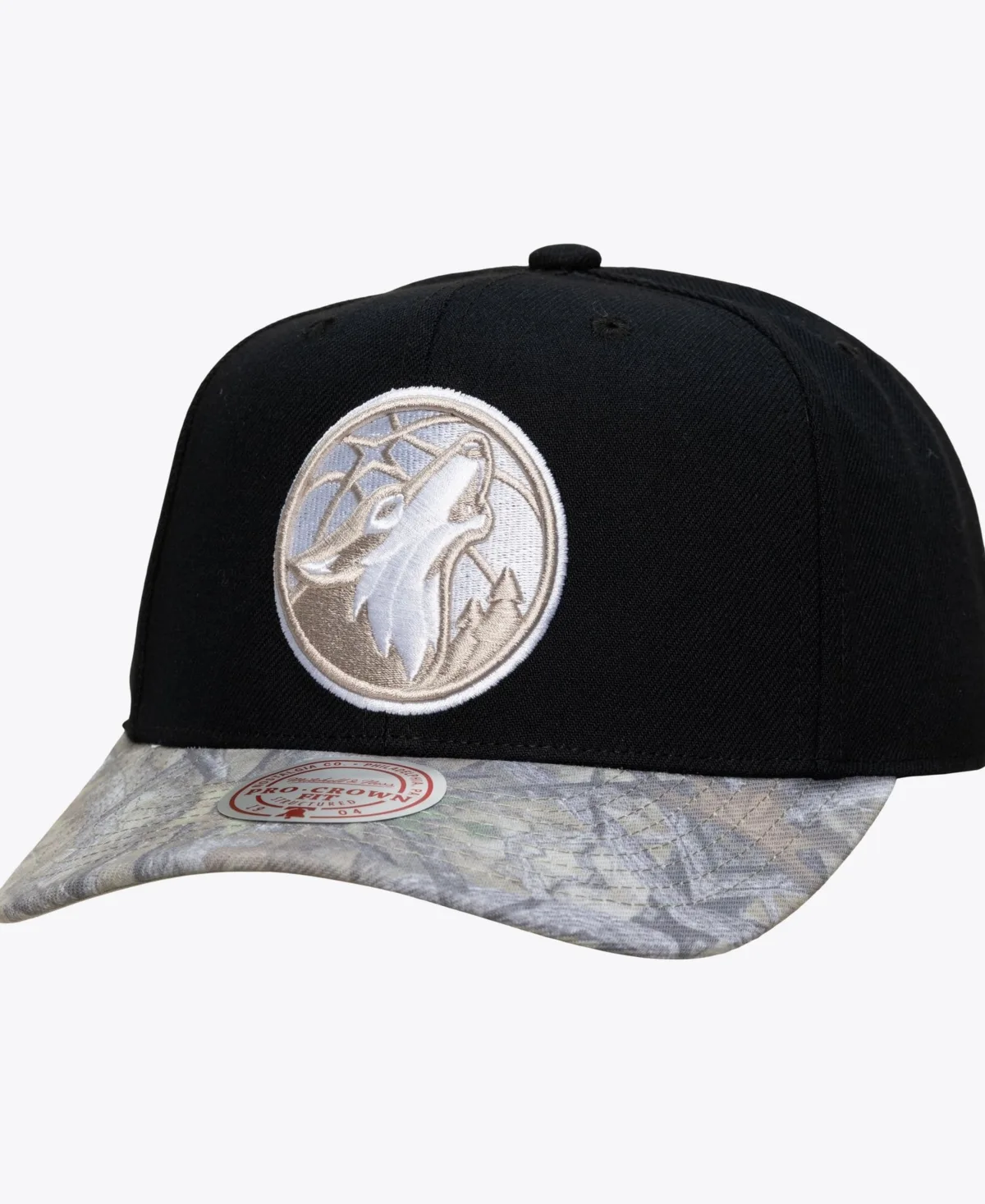 Minnesota Timberwolves Midnight Timber Pro Crown Snapback Hat by Mitchell & Ness