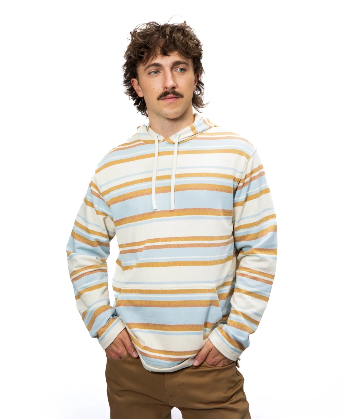 Hooded Drawstring Hoodie by Coastline Surf Co