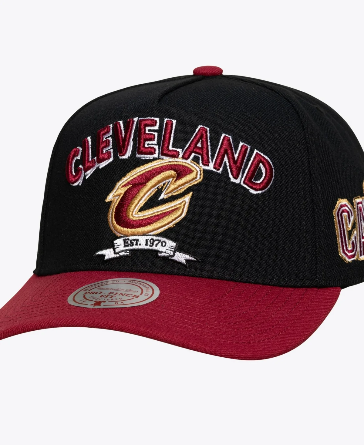 Cleveland Cavaliers True Legacy Pro Snapback Hat by Mitchell & Ness