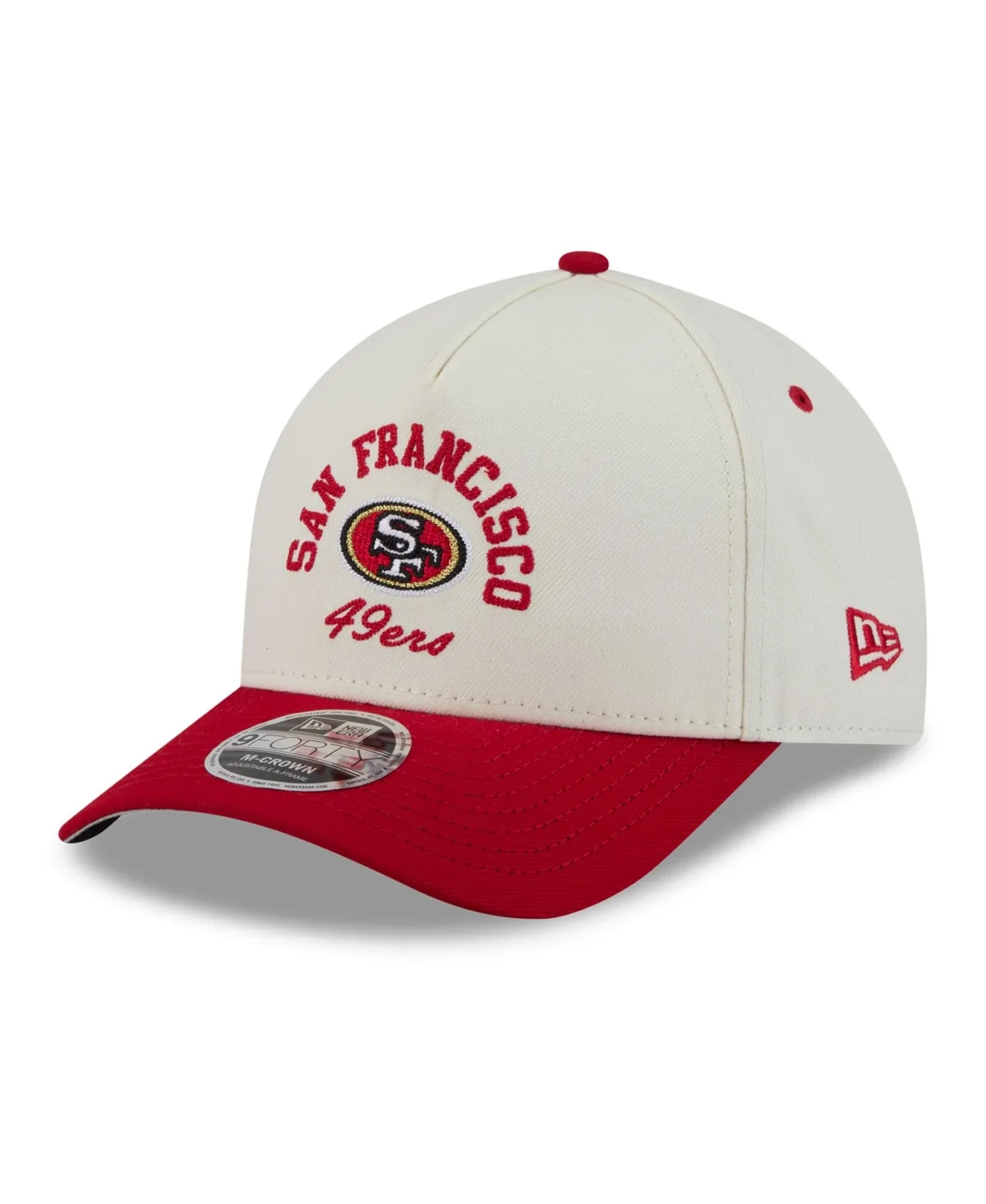 San Francisco 49ers Arch 9FORTY A-Frame M-Crown Adjustable Hat by New Era