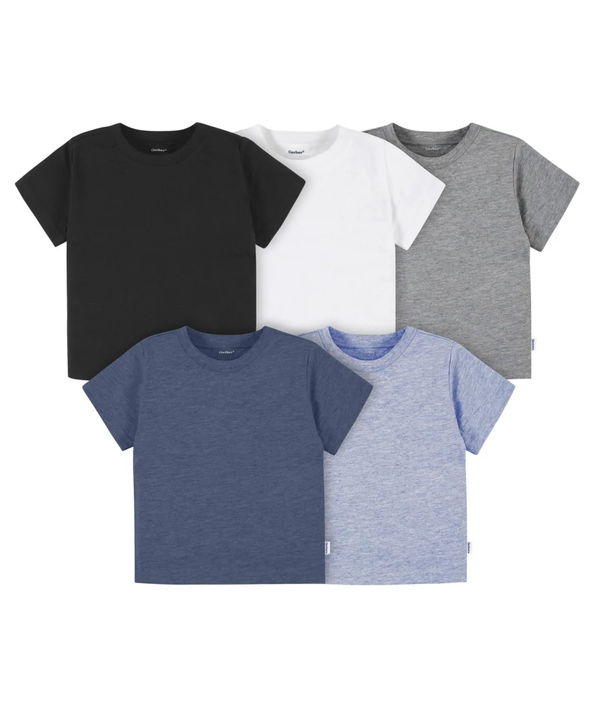 5-Pack Short Sleeve T-Shirts by Gerber
