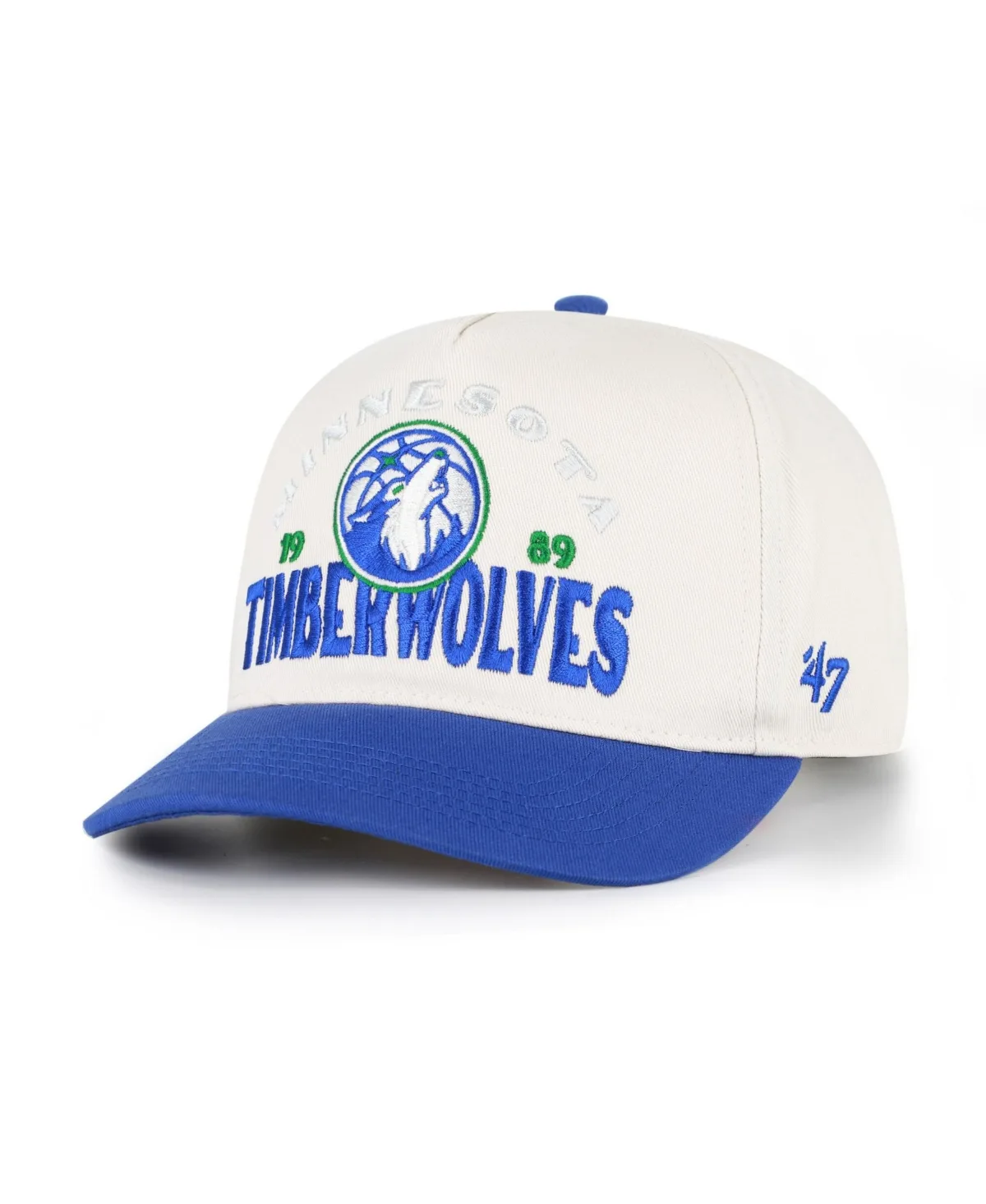 Minnesota Timberwolves Arcitext Hitch Adjustable Hat by 47 Brand