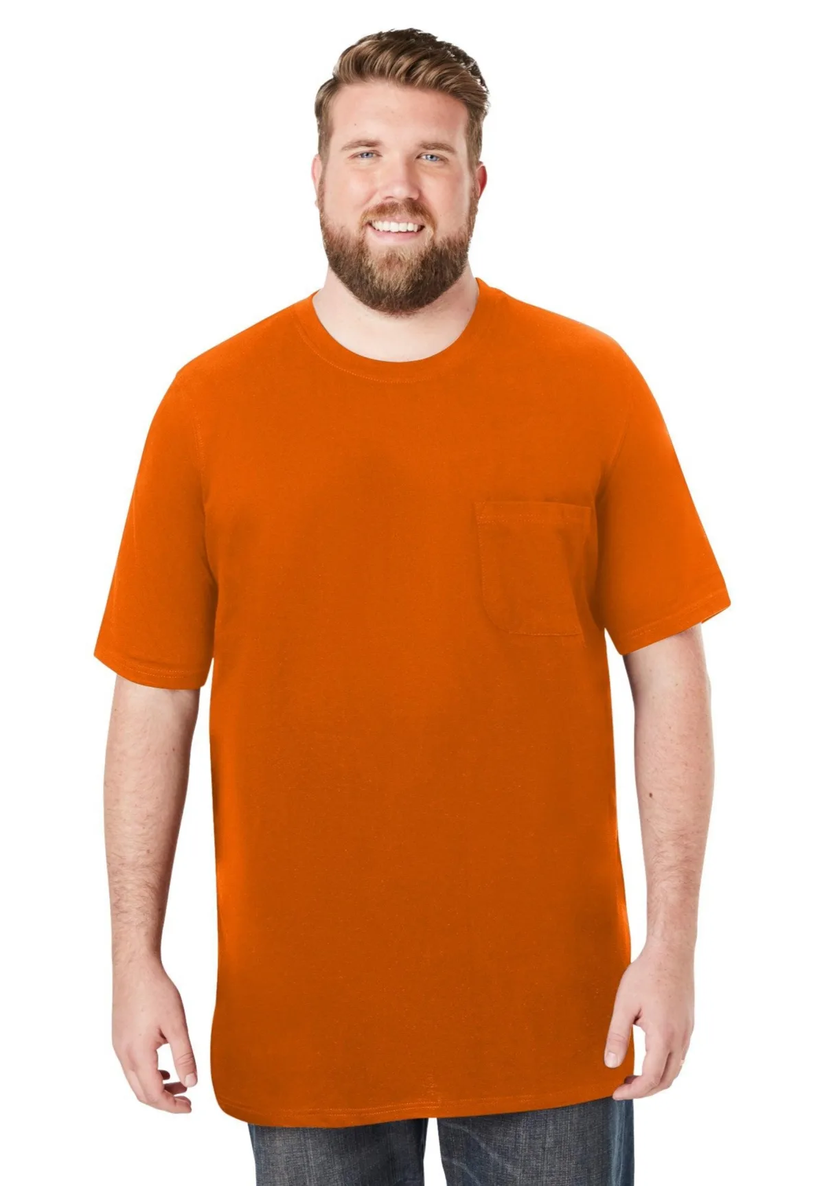 Heavyweight Longer-Length Pocket Crewneck T-Shirt by Boulder Creek