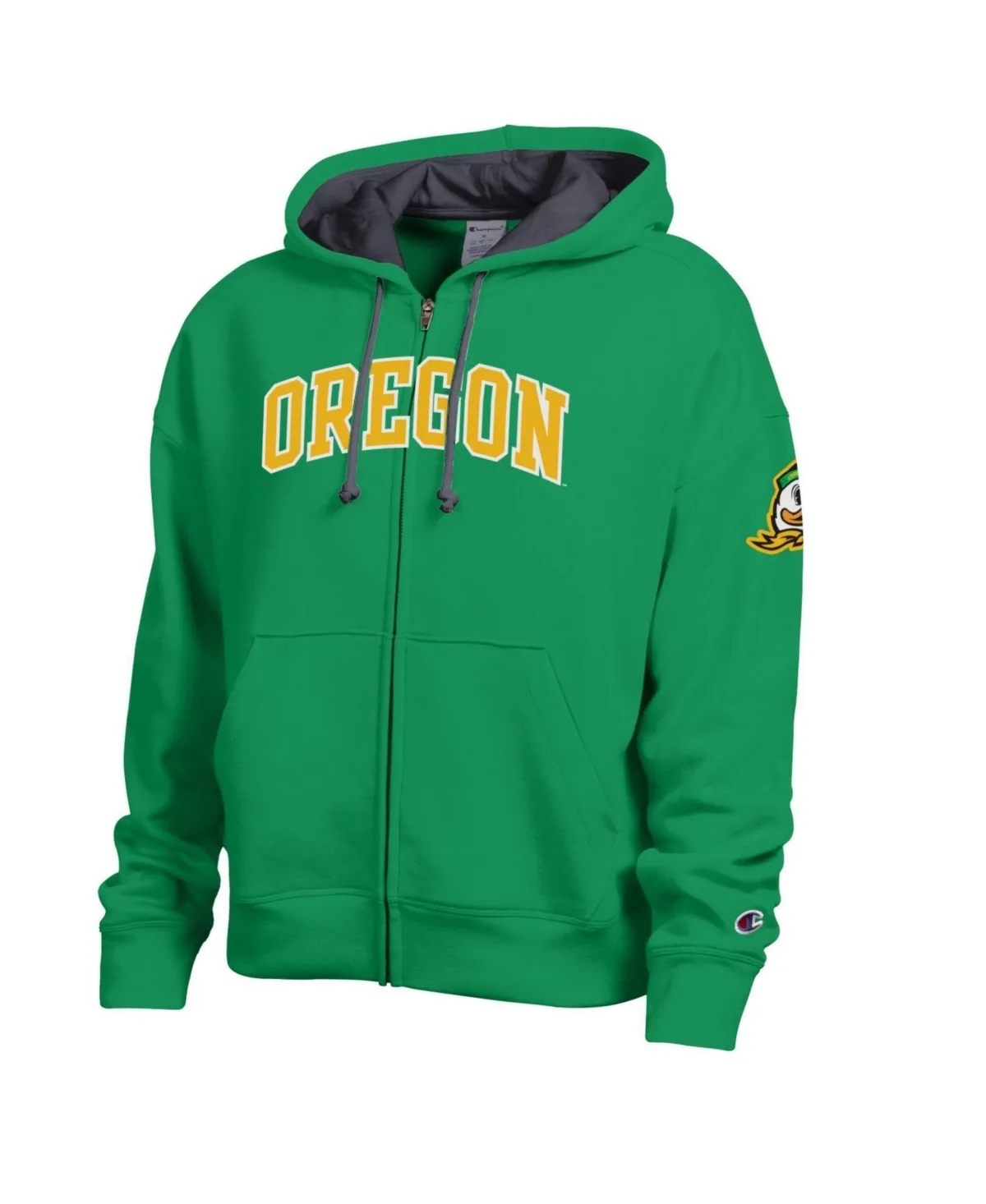 Oregon Ducks Arch Full-Zip Fleece Hoodie by Champion