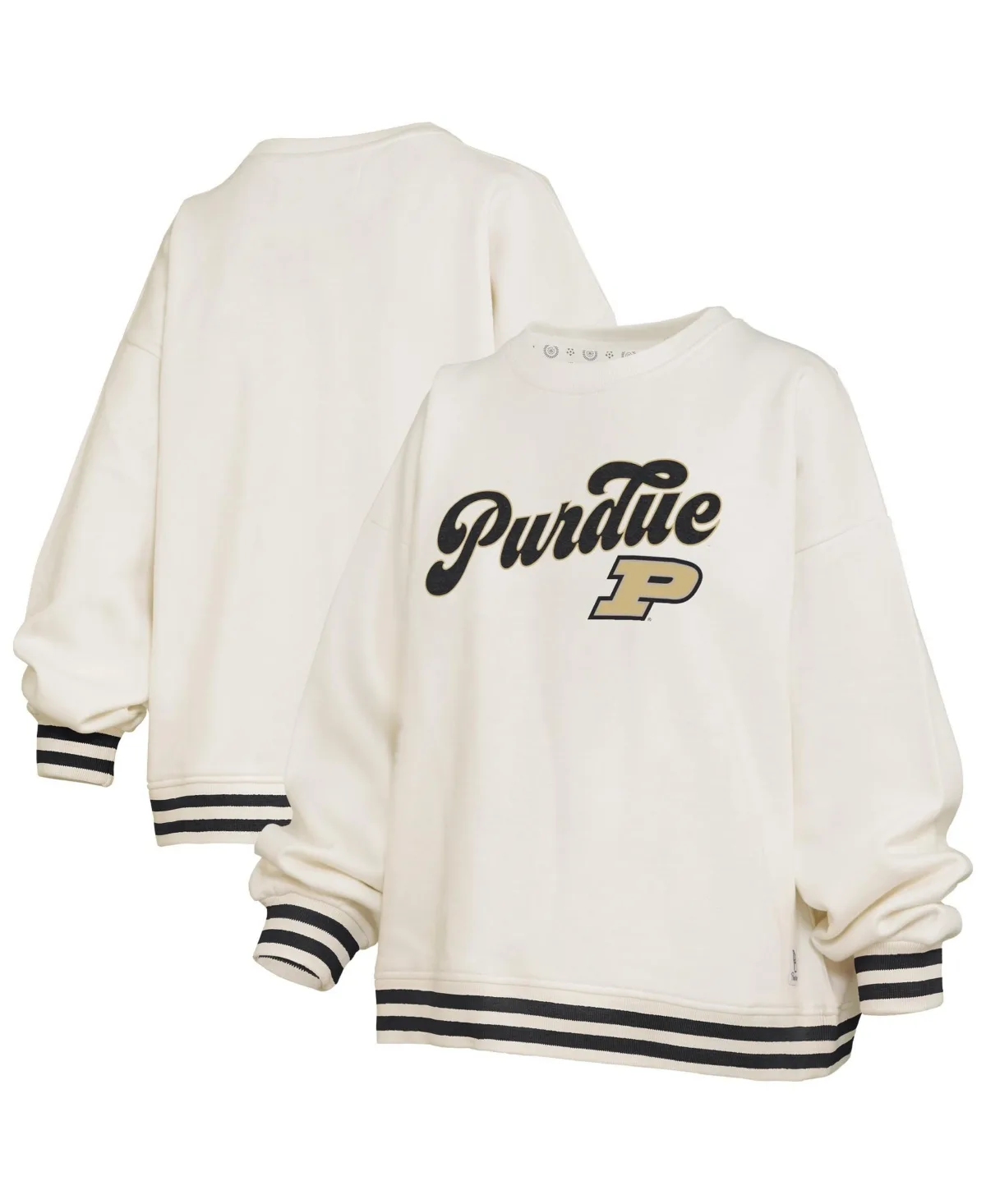 Purdue Boilermakers Bonanza Chenille Ribbed Sweatshirt by Pressbox