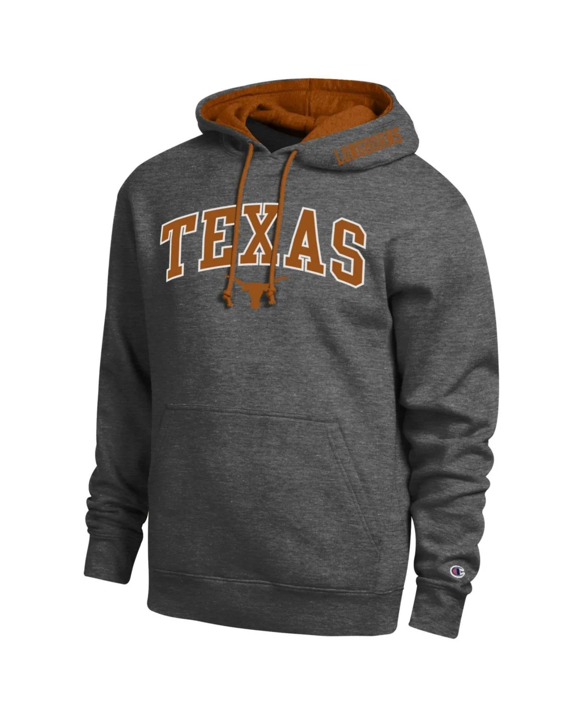 Texas Longhorns Arch Tackle Twill Hoodie by Champion