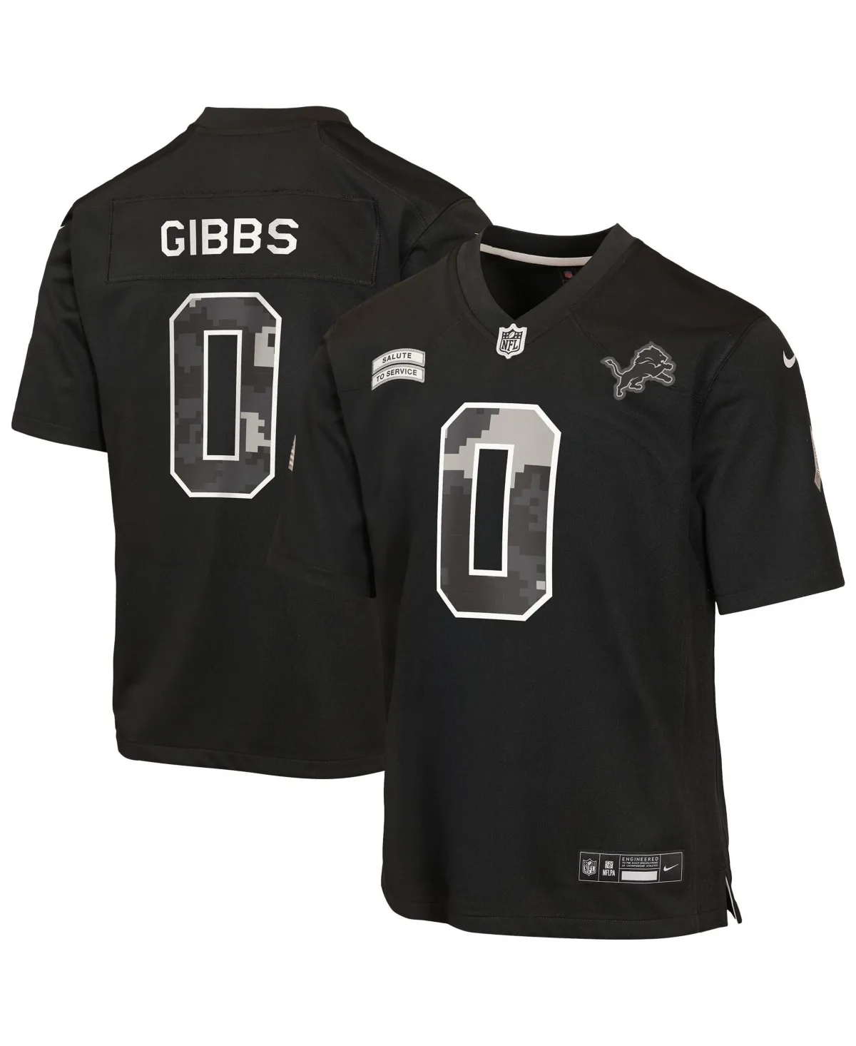Jahmyr Gibbs Detroit Lions 2026 Salute to Service Game Jersey by Nike