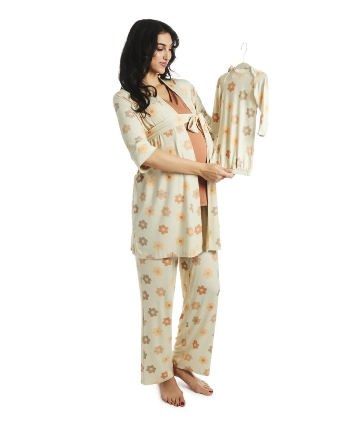 Analise During & After 5-Piece Maternity/Nursing Sleep Set by Everly Grey
