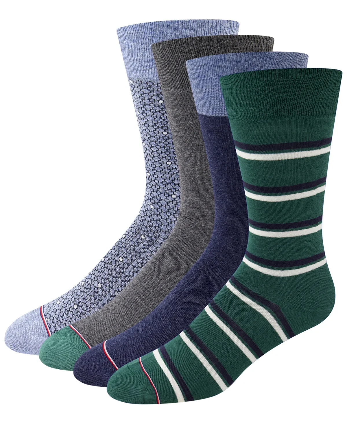 Dress Crew Socks, 4-Pack by Tommy Hilfiger