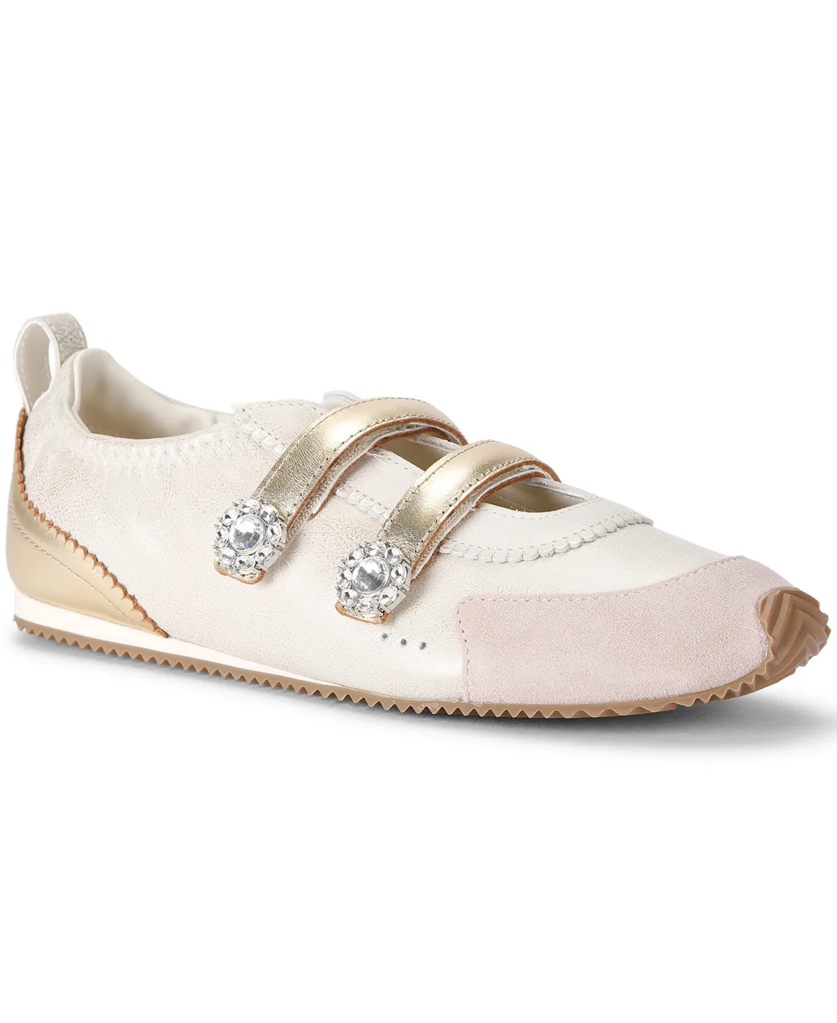 Islington Almond Toe Leather Mary Jane Flats by Kurt Geiger