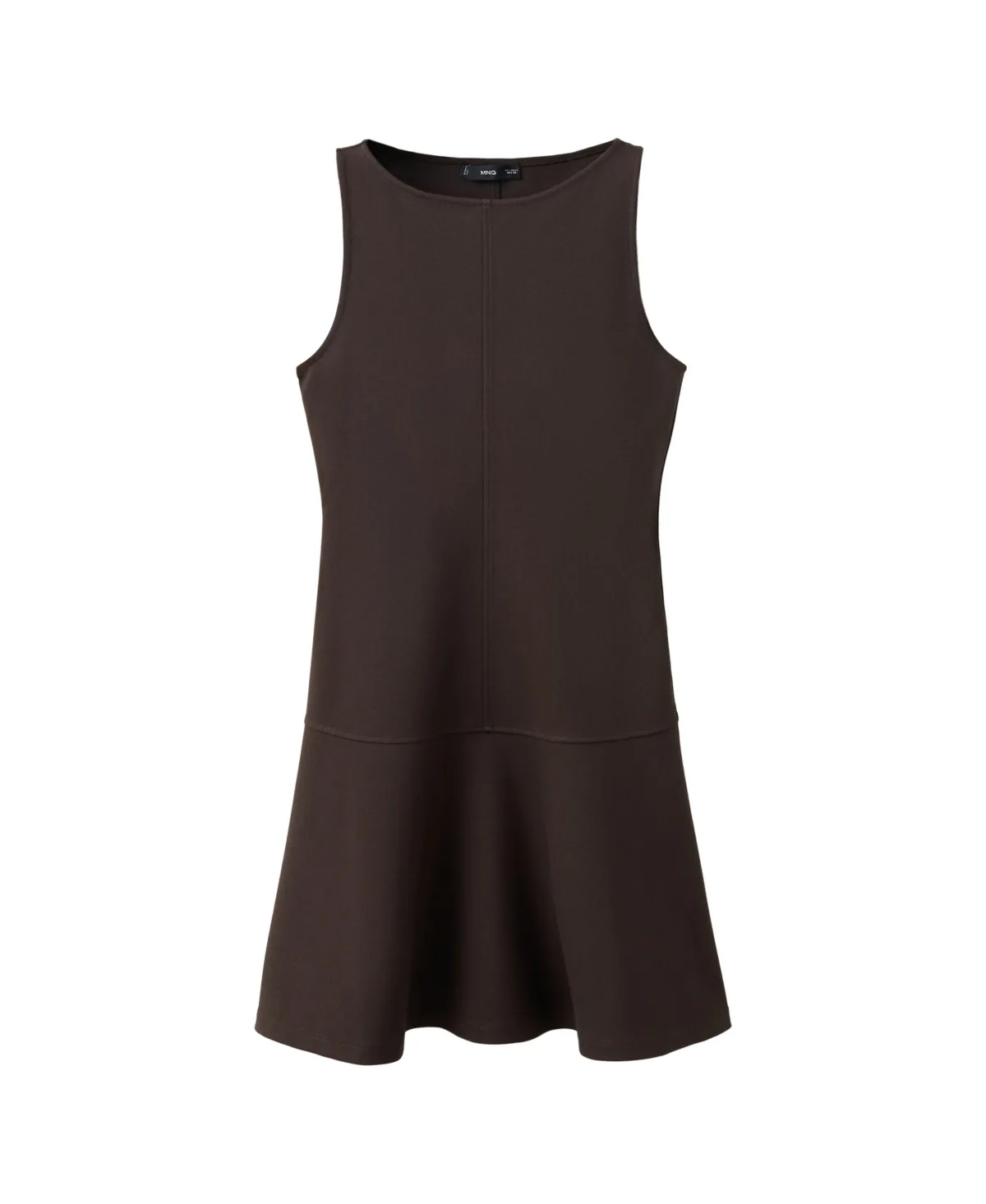 Flounce Hem Knit Dress by Mango