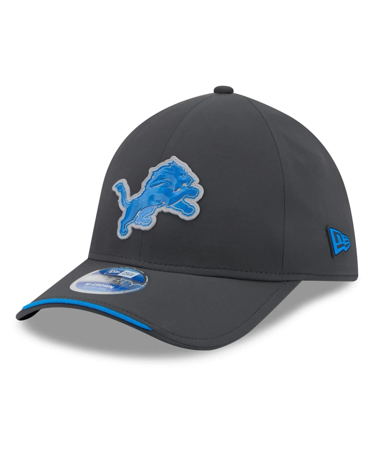 Detroit Lions 2026 Sideline Cold Weather 39THIRTY M-Crown Stretch Hat by New Era