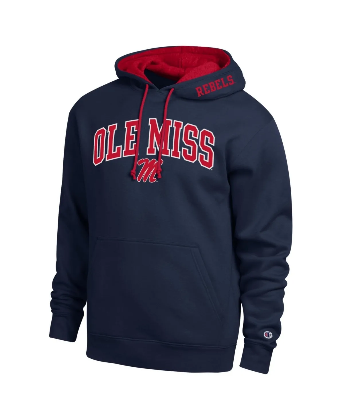 Ole Miss Rebels Arch Tackle Twill Hoodie by Champion