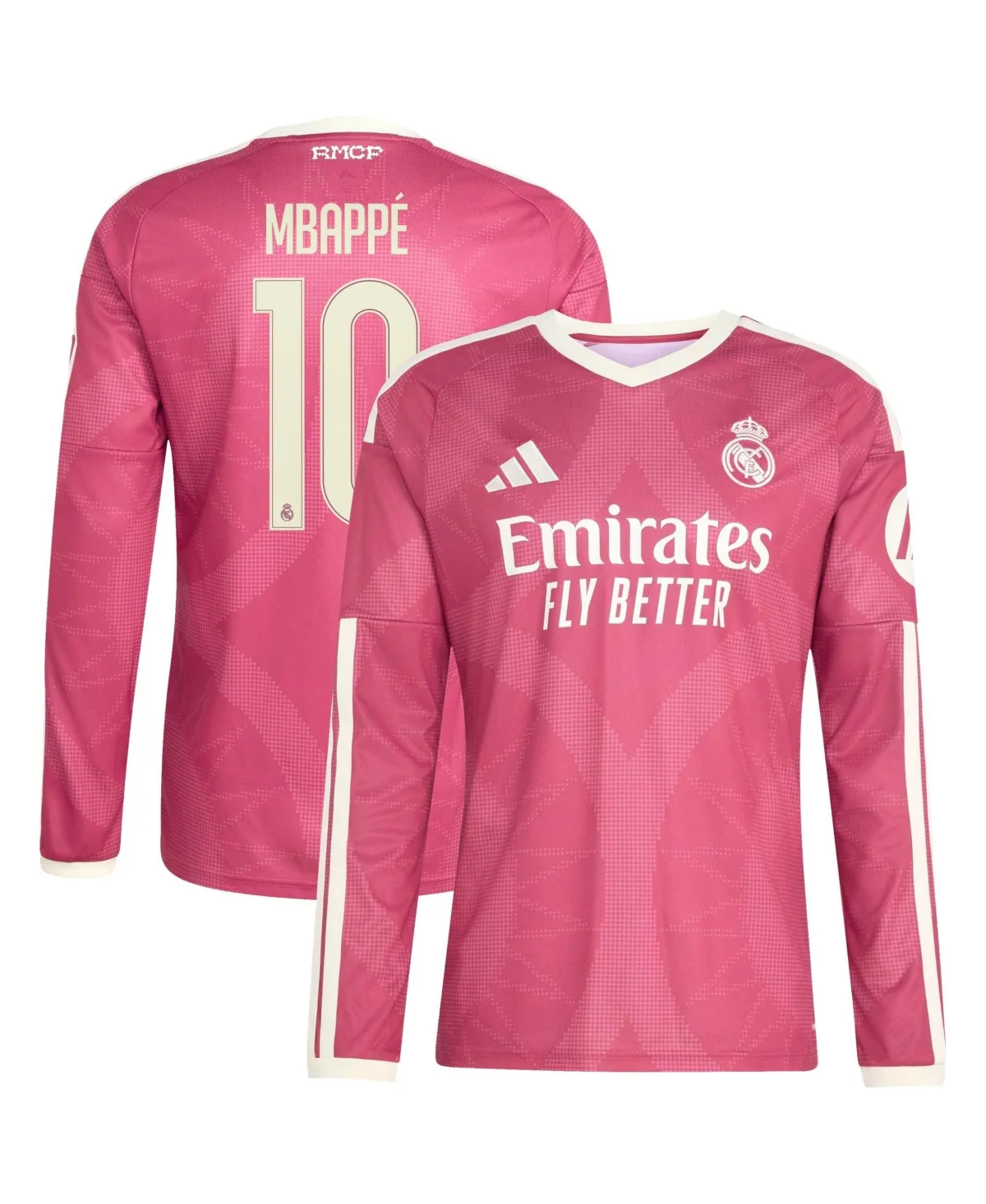 Kylian Mbappe Real Madrid 2026/27 Third Replica Long Sleeve Jersey by adidas