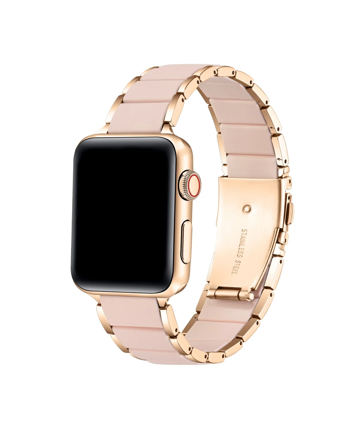 Wren Silicone and Stainless Steel Band for Apple Watch by Posh Tech