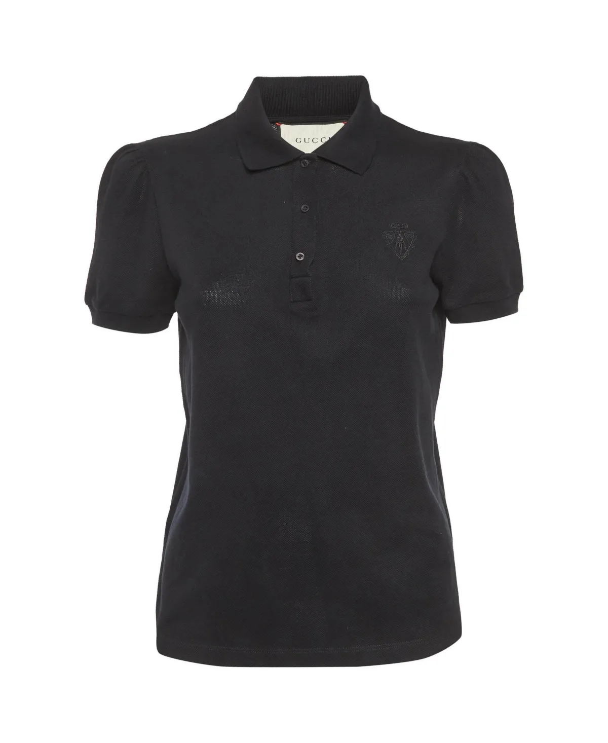 Pre-Owned Gucci Puffed Sleeve Pique Polo Shirt by Gucci
