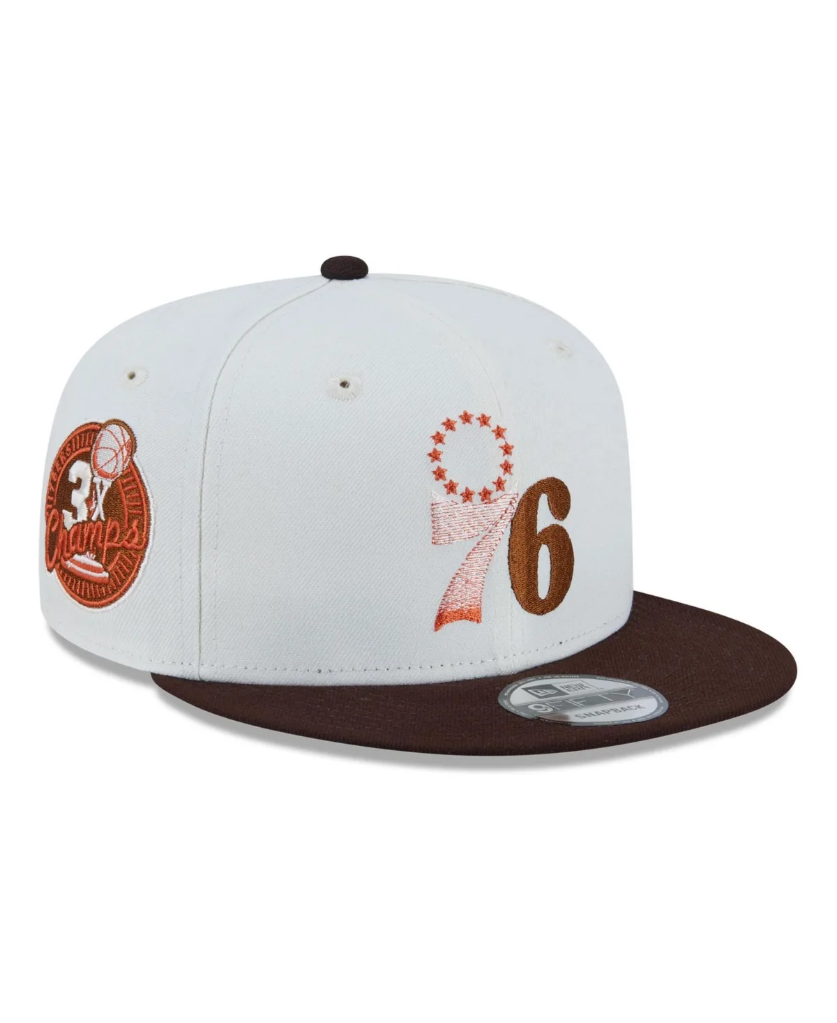 Philadelphia 76ers Pumpkin Spice 9FIFTY Snapback Hat by New Era