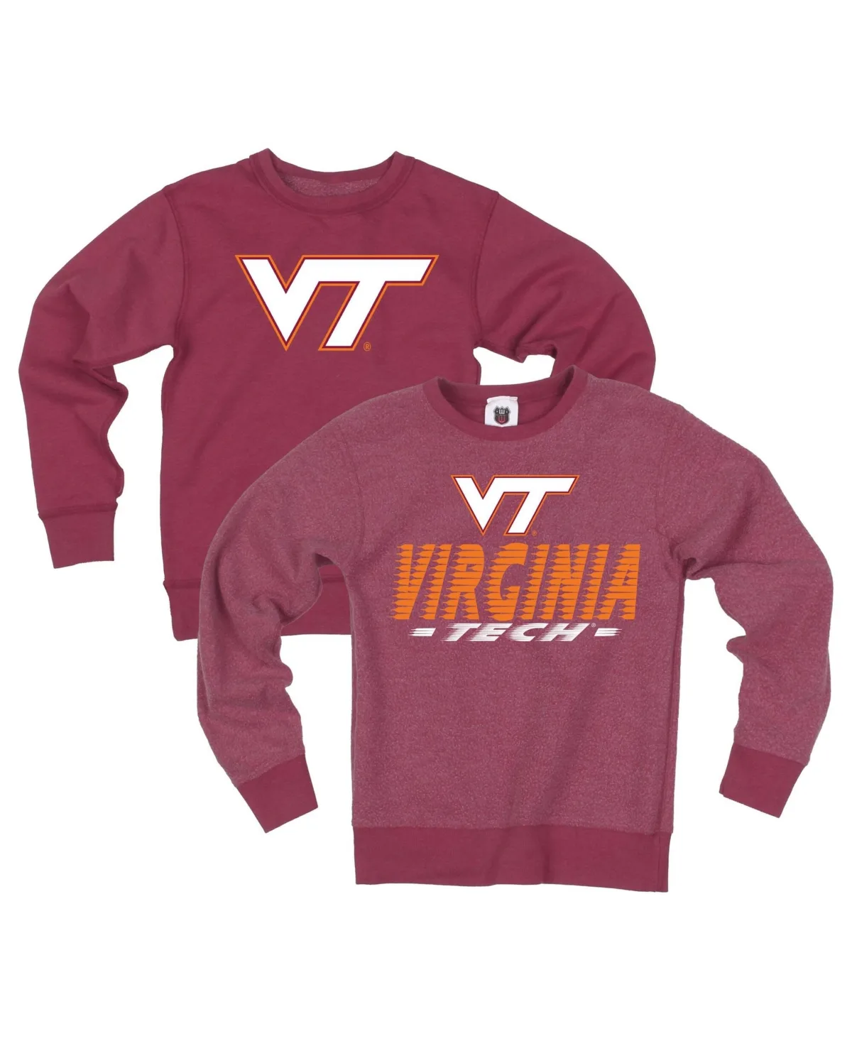 Virginia Tech Hokies Reversible Sweatshirt by Wes & Willy