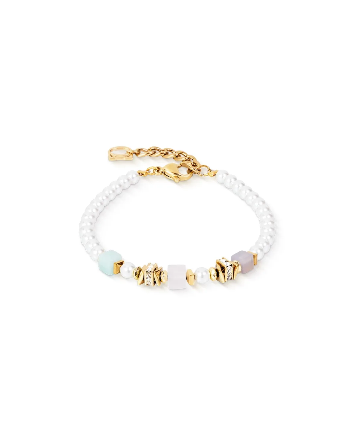 Multi-Stone Spike Bracelet by Coeur De Lion