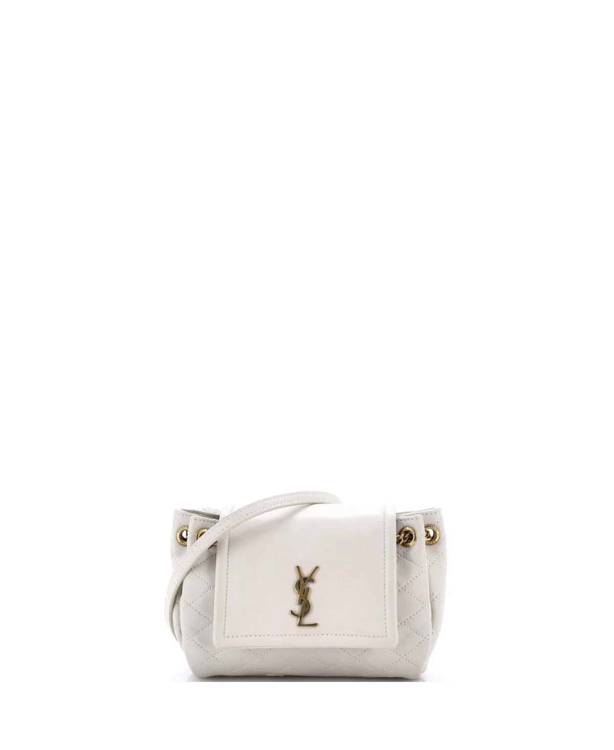 Pre-Owned Saint Laurent Mini Nolita Satchel Quilted Leather by Saint Laurent