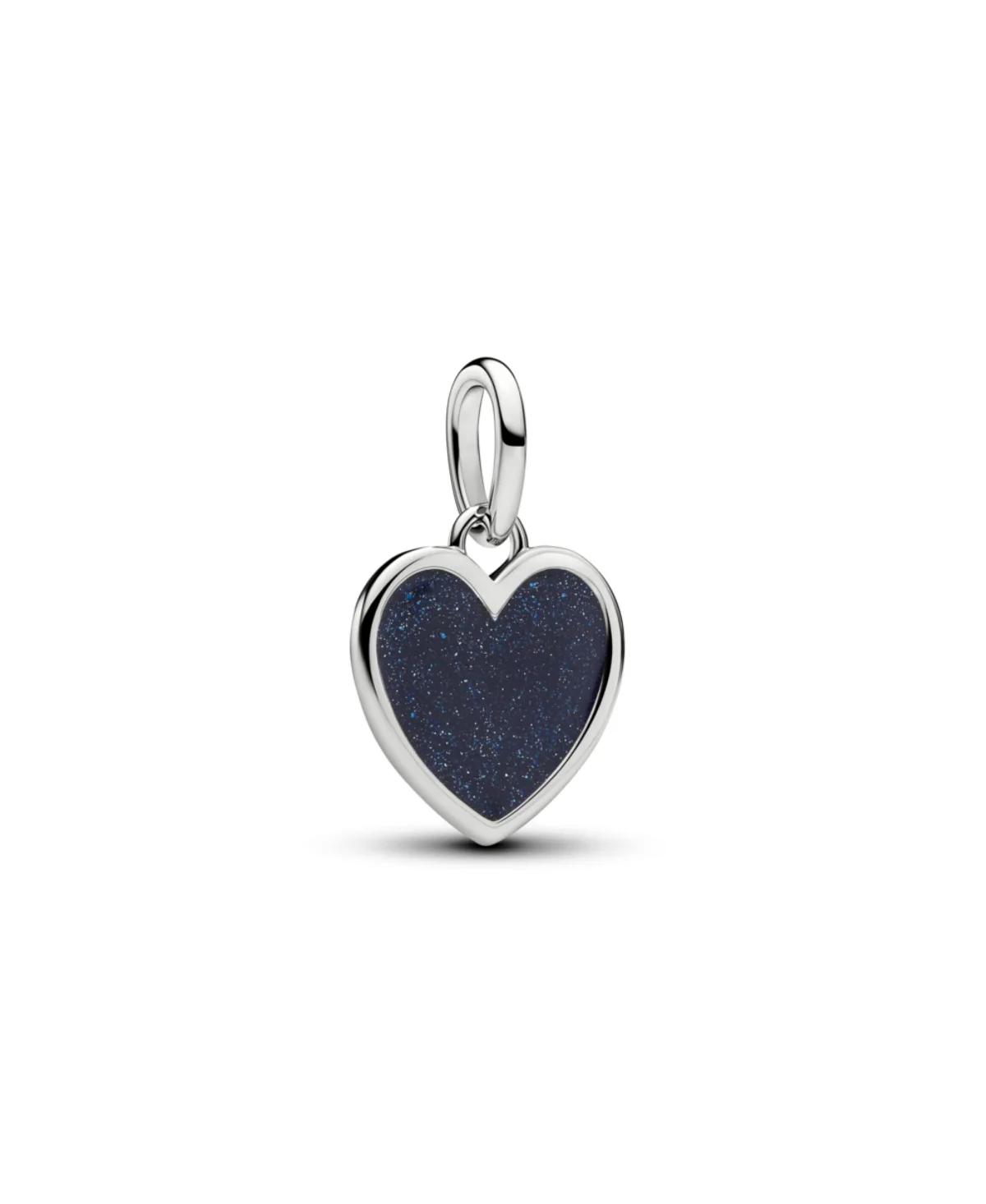 Glitter Enamel Engravable Heart Dangle Charm by Pandora