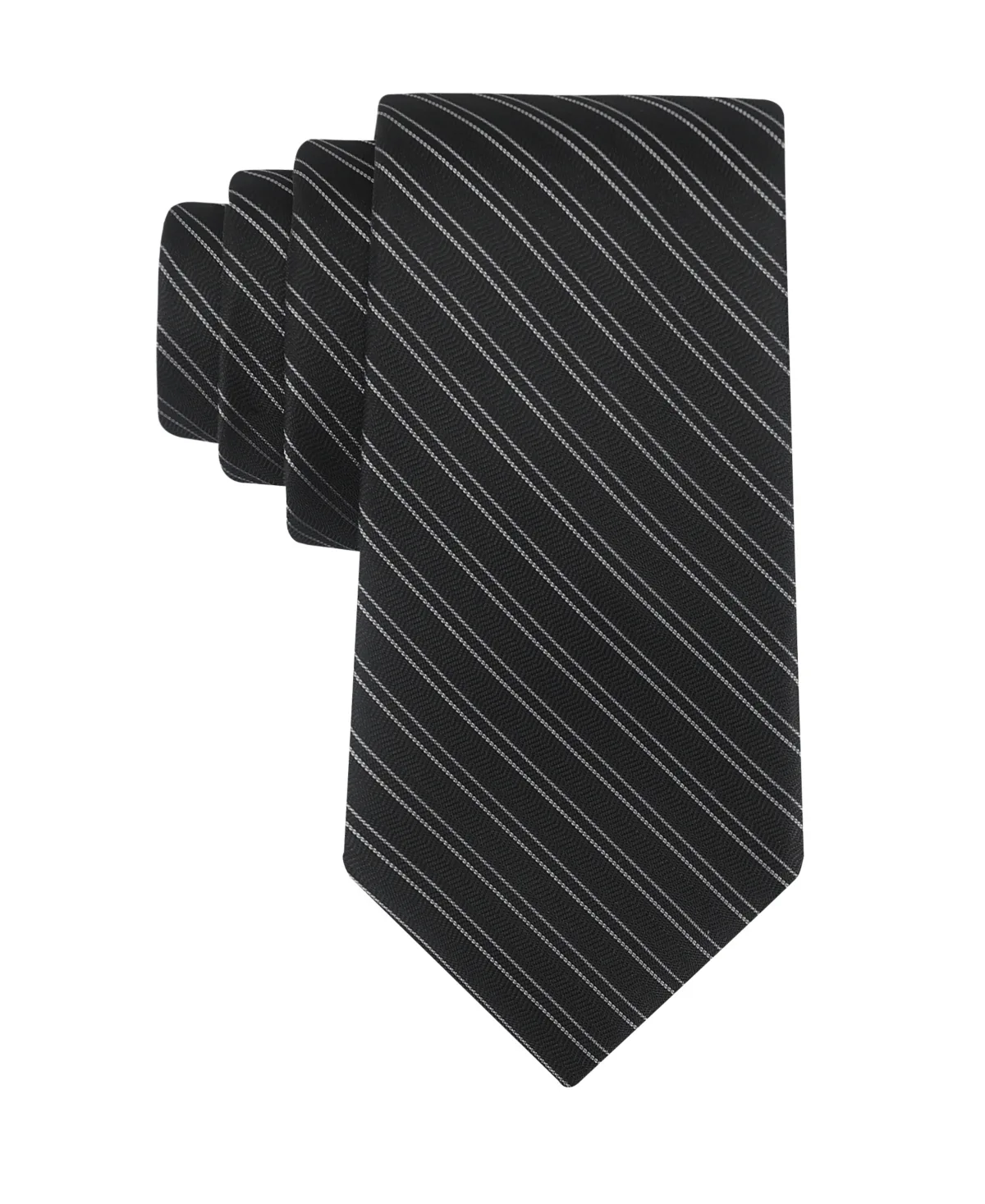 Casey Stripe Slim Tie by Calvin Klein