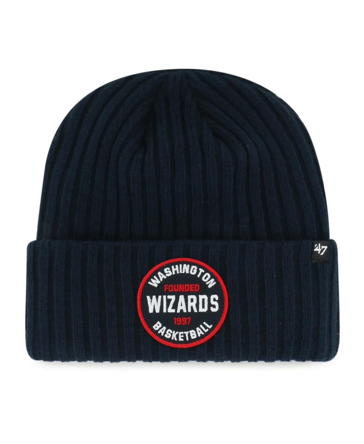 Washington Wizards Ribbed Snowdrift Cuffed Knit Hat by 47 Brand