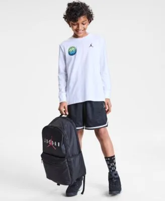 Jumpman Global Rise Graphic T Shirt Taping Mesh Shorts Jumpman Backpack by Jordan