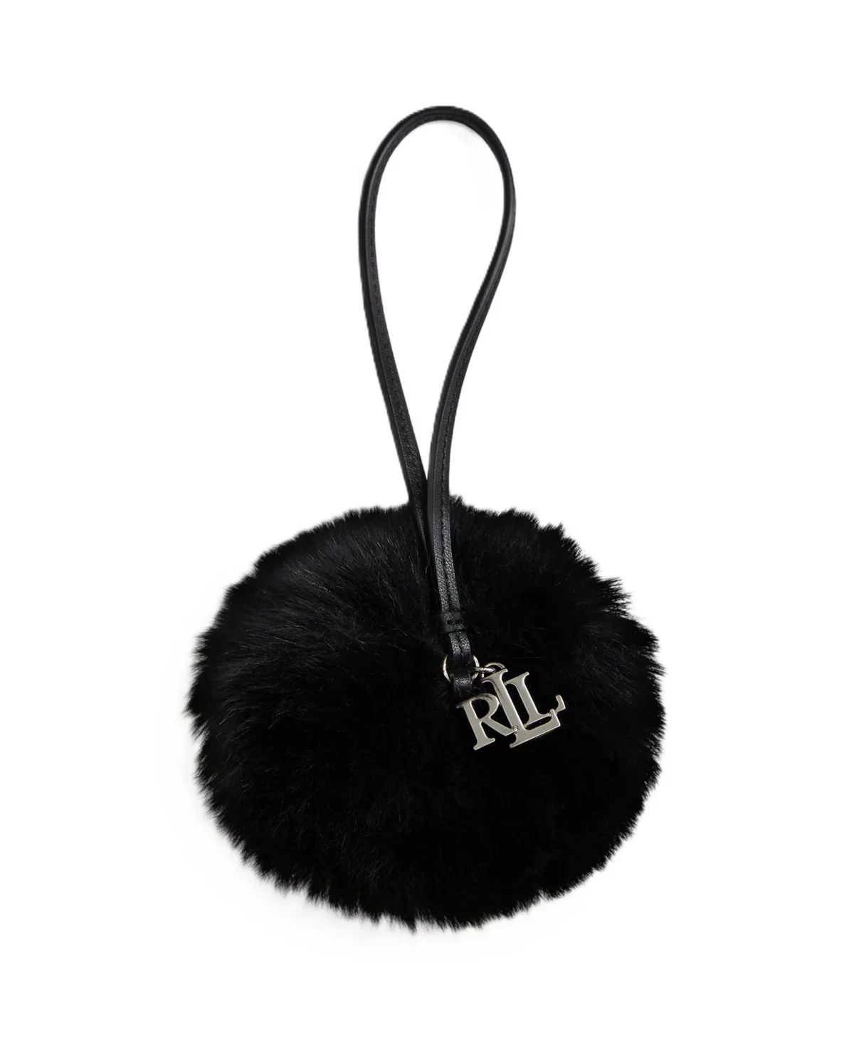 Leather and Shearling Pom-Pom Handbag Charm by Ralph Lauren